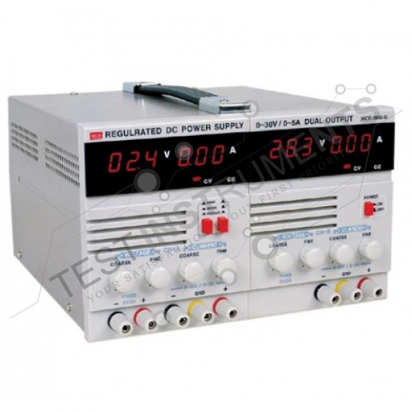 MCH-305D-II Dual power supply, 0-30V/5A